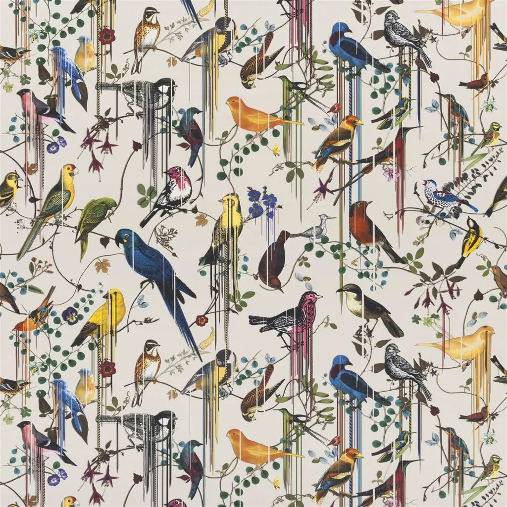 Birds Sinfonia Jonc Fabric Christian Lacroix