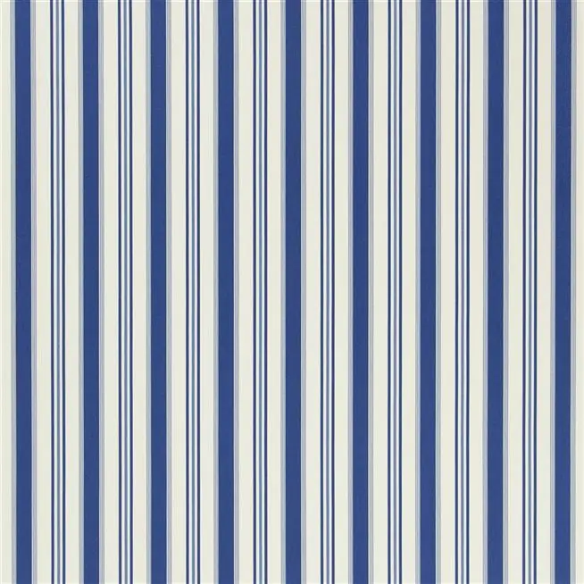 highrock stripe - blue/cream fabric | Ralph Lauren