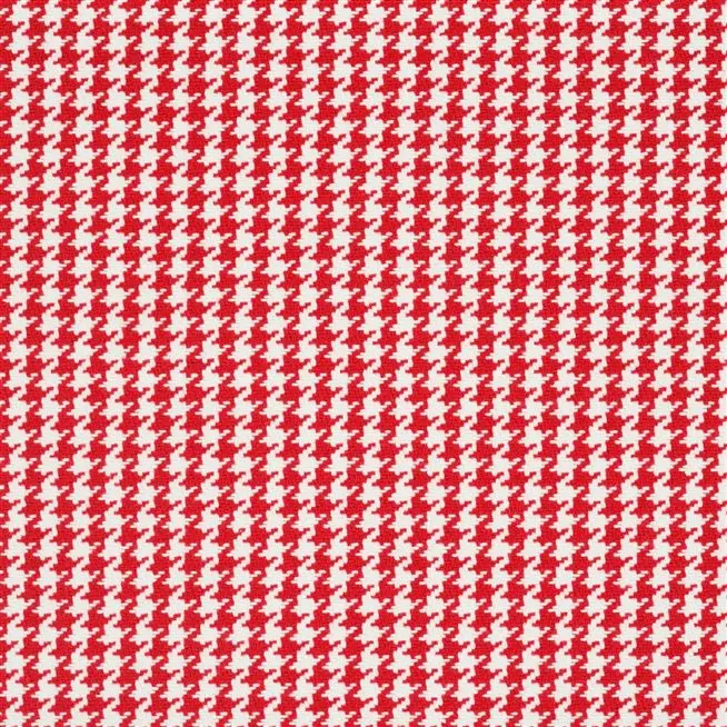 caraval houndstooth red fabric Ralph Lauren