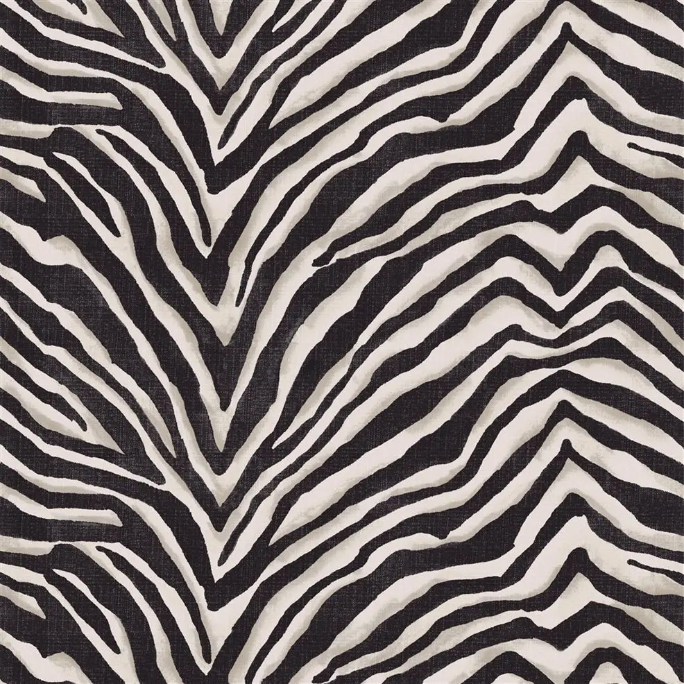Terranea Zebra Ebony Fabric | Ralph Lauren