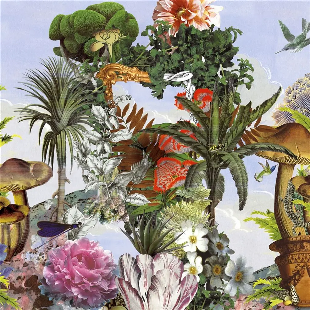 Jardin Des Reves Panoramic Prisme Wallpaper Christian Lacroix